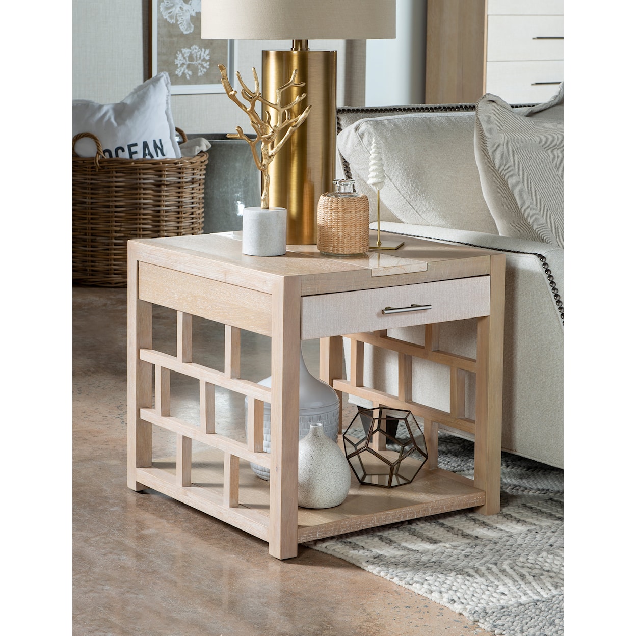 Legacy Classic Biscayne Square End Table
