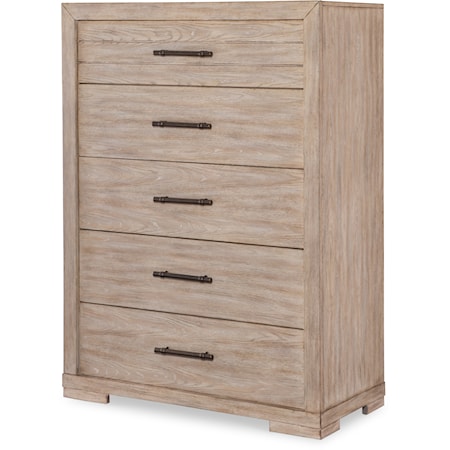 Contemporary 5-Drawer Bedroom Chest