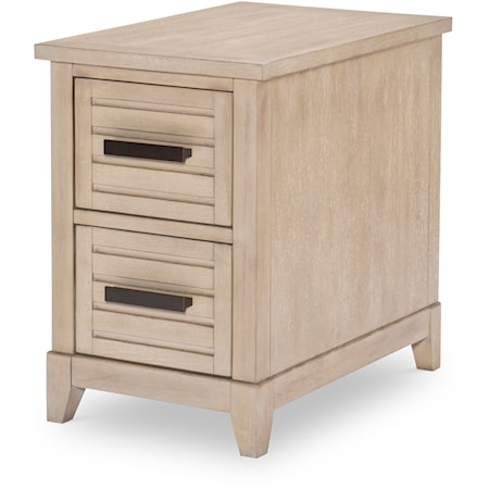 Edgewater Square Chairside Table Wood Finish
