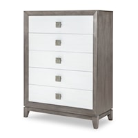 Contemporary 5-Drawer Bedroom Chest