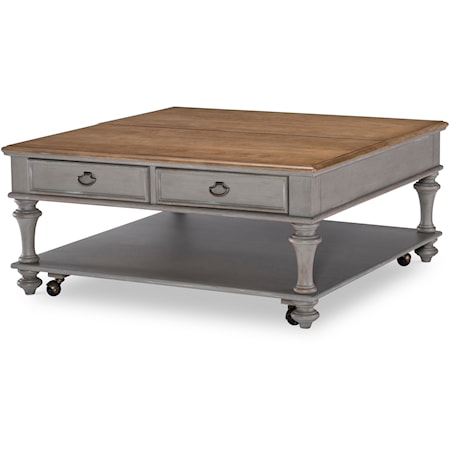 Farmhouse Square Lift-Top Cocktail Table