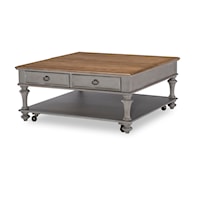 Farmhouse Square Lift-Top Cocktail Table