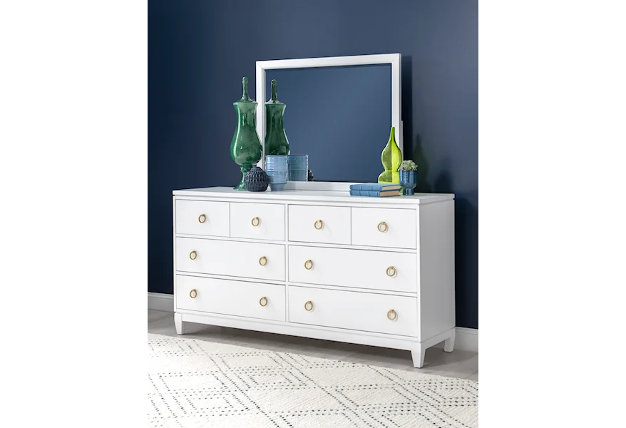 Summerland Dresser & Mirror Sets by Legacy Classic at SuperStore