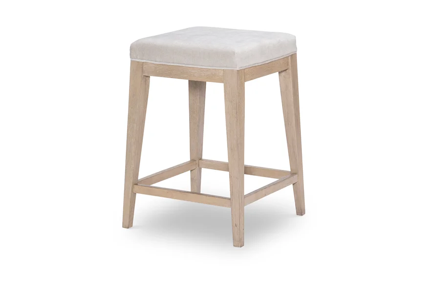 Edgewater Edgewater Uph Stool Wood Finish by Legacy Classic at Sheely's Furniture & Appliance