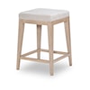 Legacy Classic Edgewater Edgewater Upholstered Stool in Sand Dollar Finish