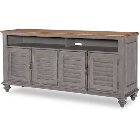 Farmhouse 72" Entertainments Console with 4-Doors