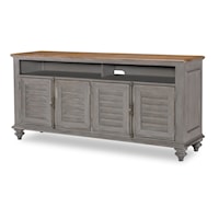 Farmhouse 72" Entertainments Console with 4-Doors