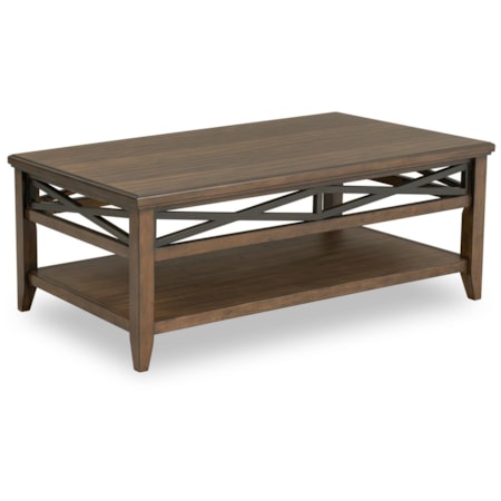 Open-Shelf Cocktail Table