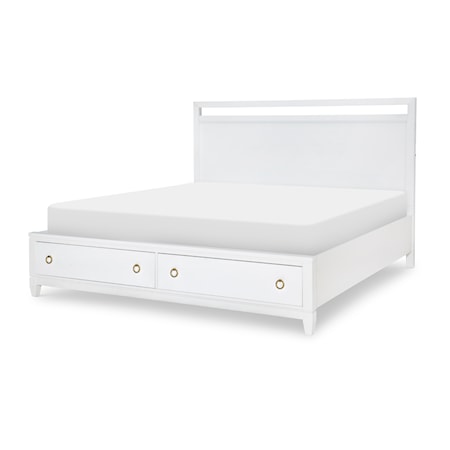 King Storage Bed