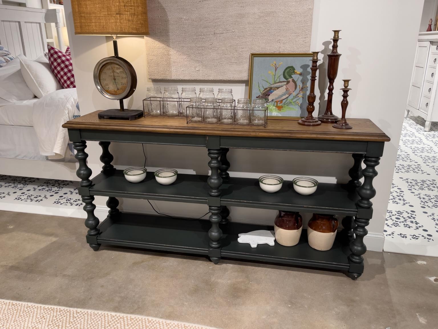 Legacy Classic Vintage Market Turned Bobbin Leg Console Table
