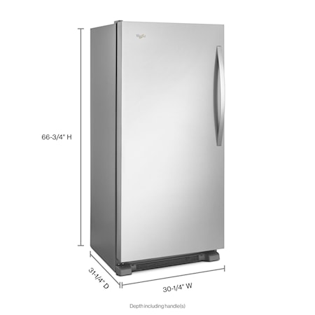 Whirlpool® SideKicks™ Upright Freezer