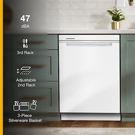 Whirlpool® Large Capacity Dishwasher