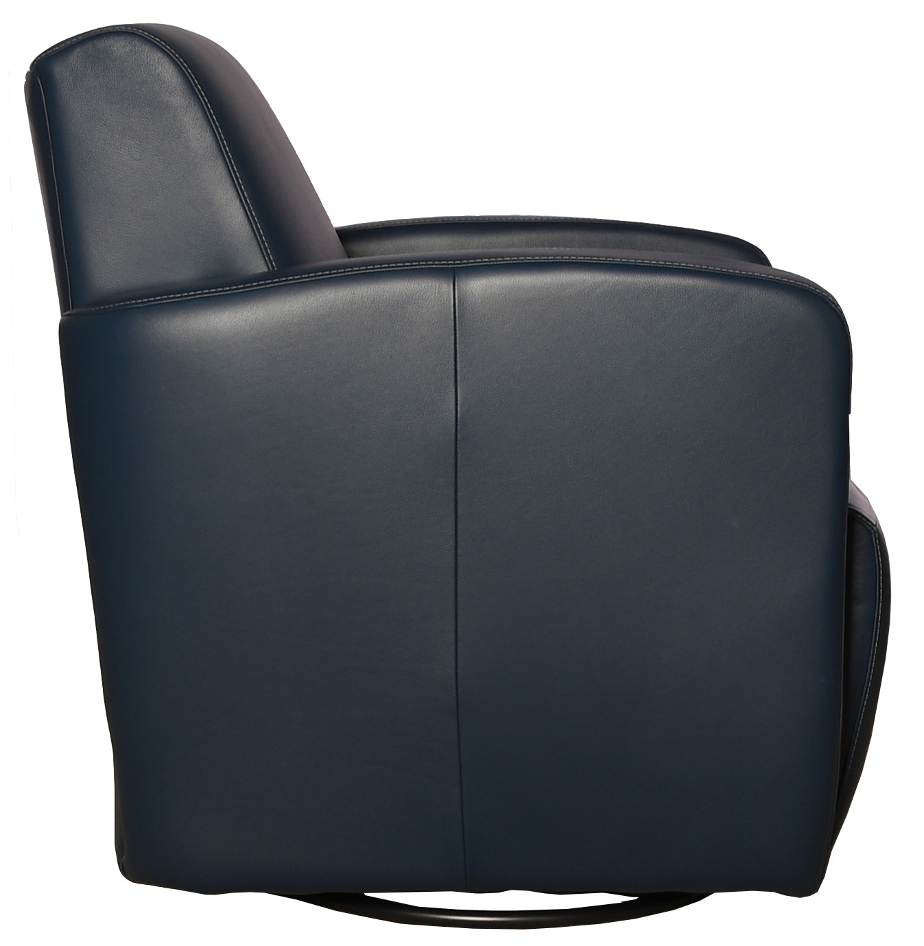 Leather Swivel Glider