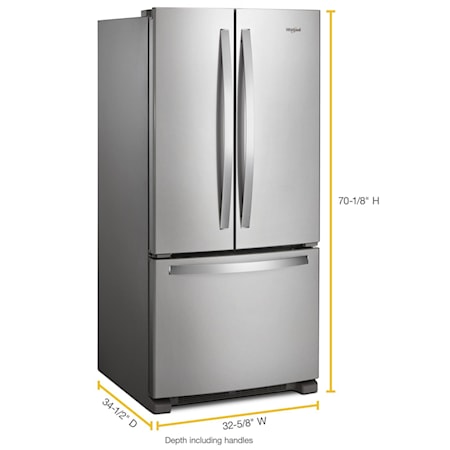 Whirlpool® French Door Refrigerator