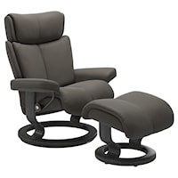 Classic Chair and Ottoman