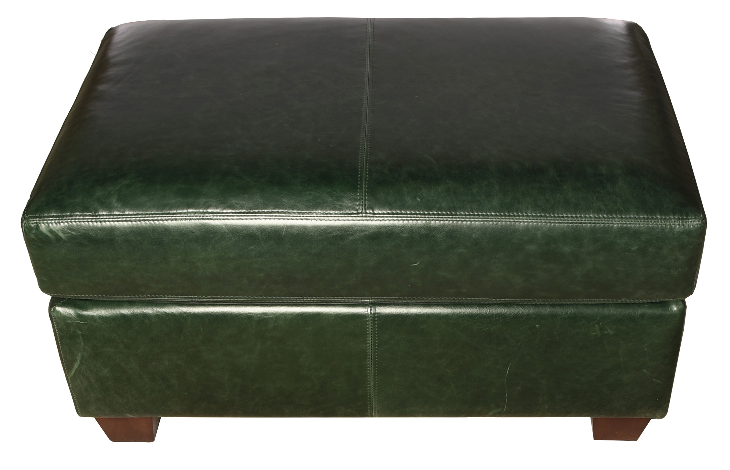Leather Ottoman