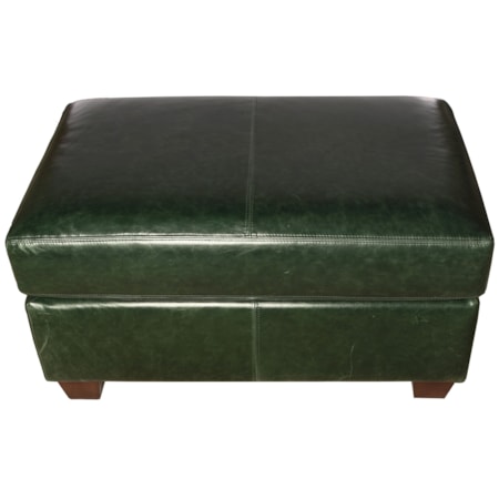 Leather Ottoman