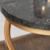 Gold Finish with Black Granite