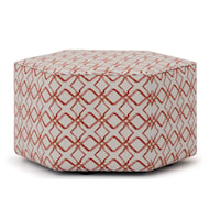 Hexagonal Medium Ottoman