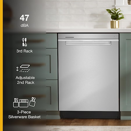 Whirlpool® Large Capacity Dishwasher