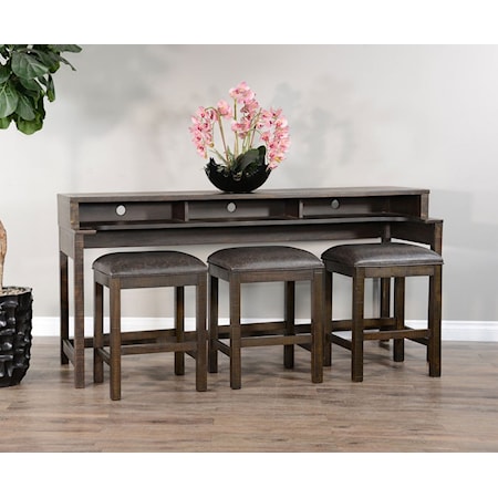 Console Table and Stools