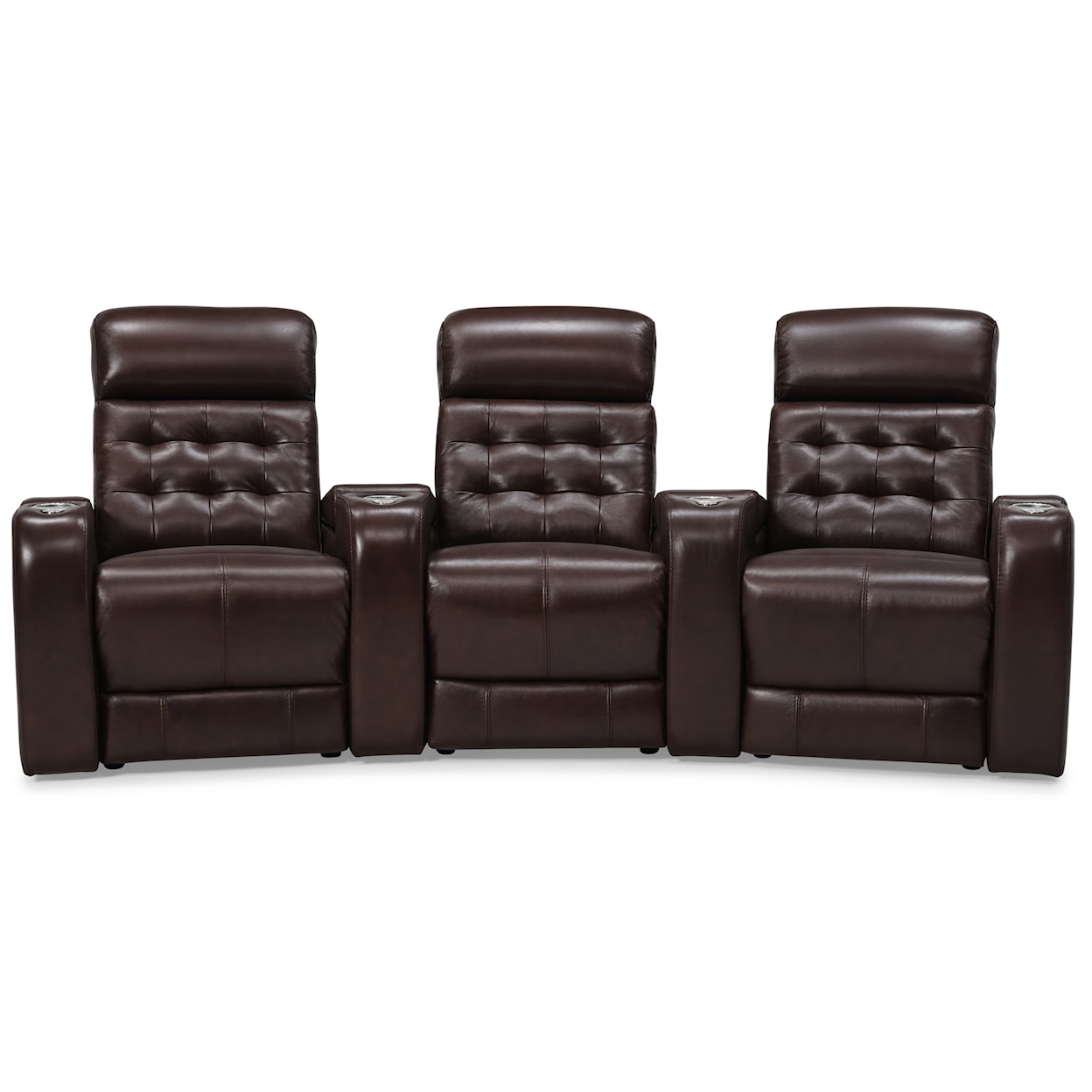 Palliser Erindale Leather Power Home Theater Sectional