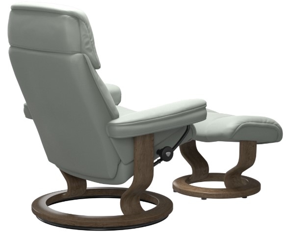 Medium Ruby Classic Recliner &amp; Ottoman