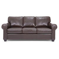 Top-Grain Leather Sofa