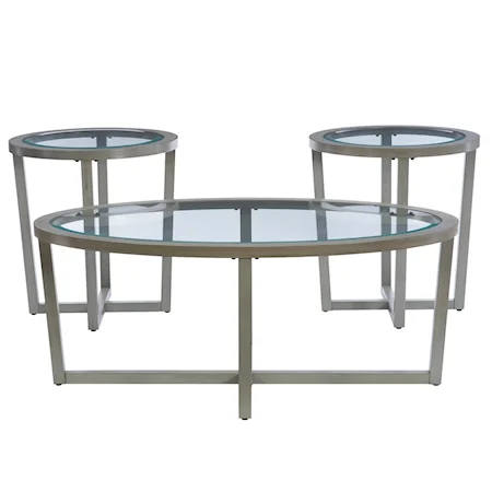 3 Piece Set - Coffee Table & 2 End Tables