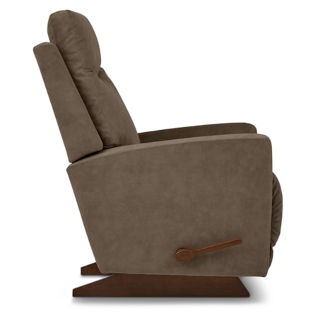 Upholstered Manual Rocking Recliner