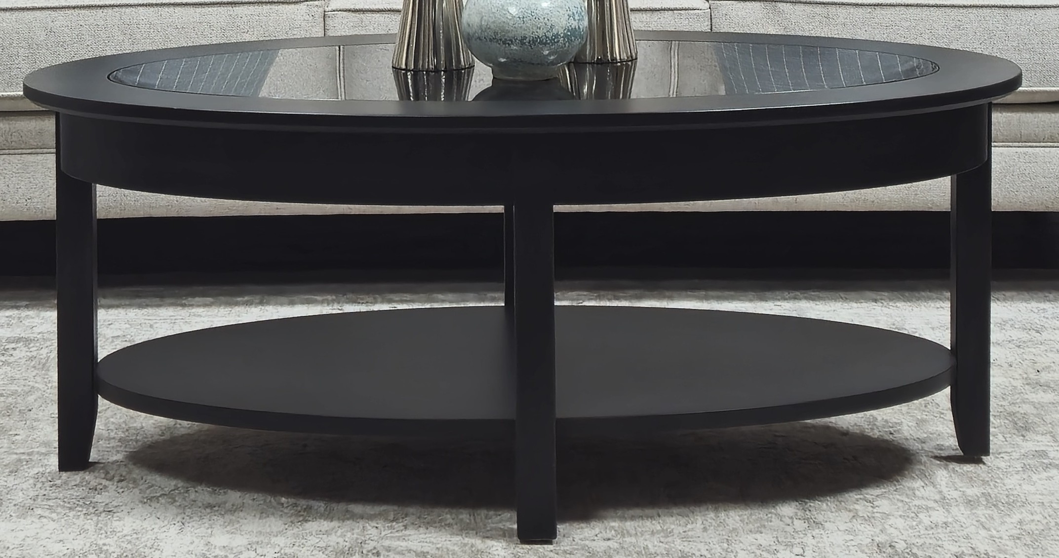 Demilune Oval Coffee Table