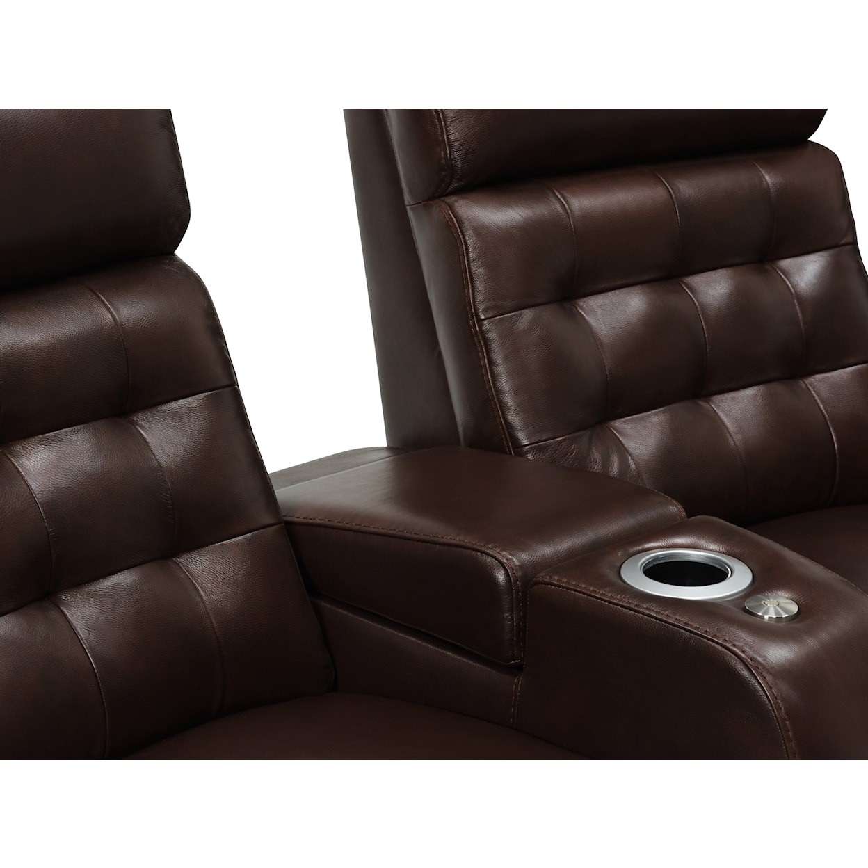 Palliser Erindale Leather Power Home Theater Sectional