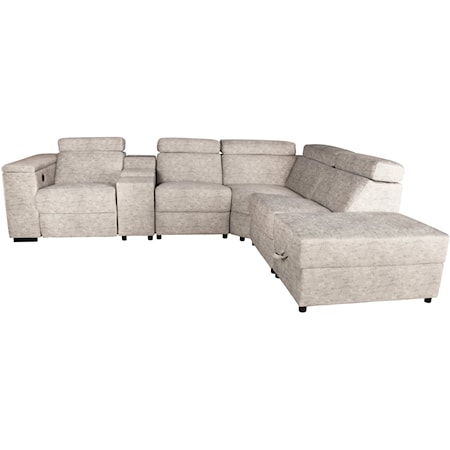 5 Piece Power Sectional