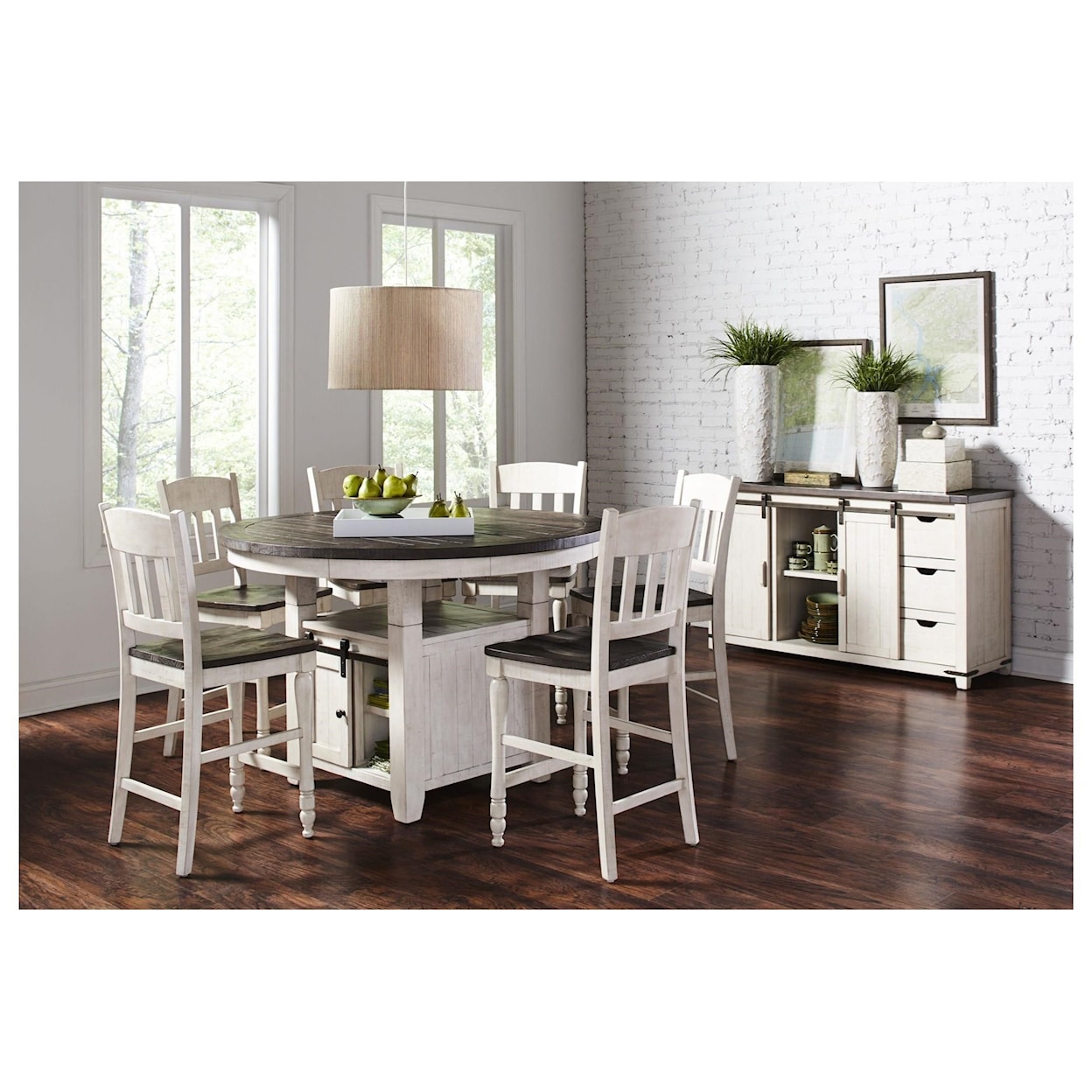 Jofran Madison County Counter Height Dining Package