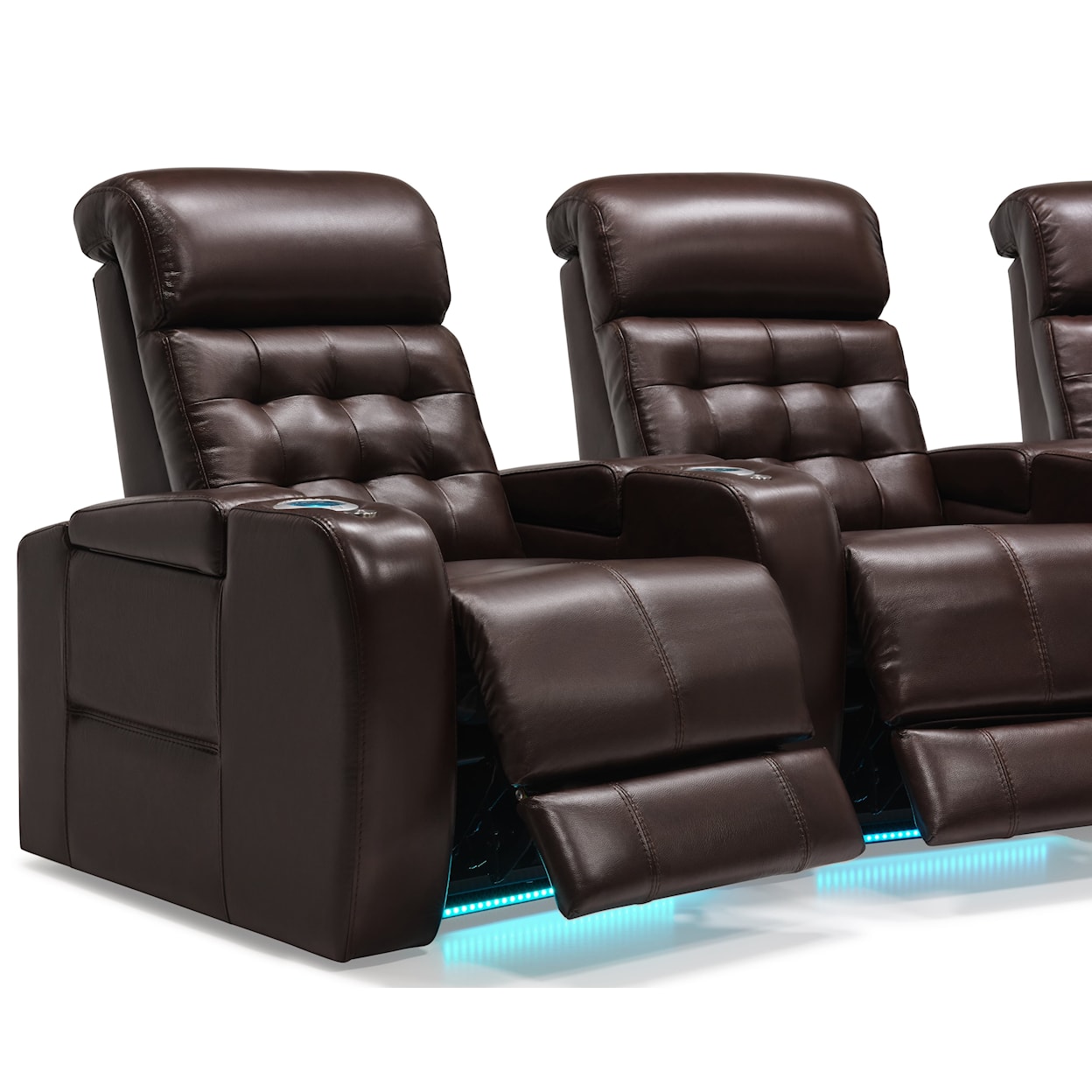 Palliser Erindale Leather Power Home Theater Sectional