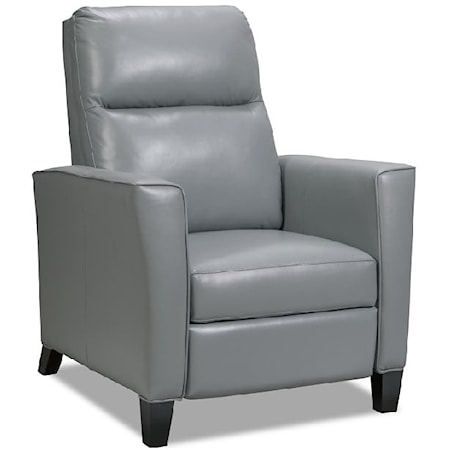 Leather Push Back Recliner