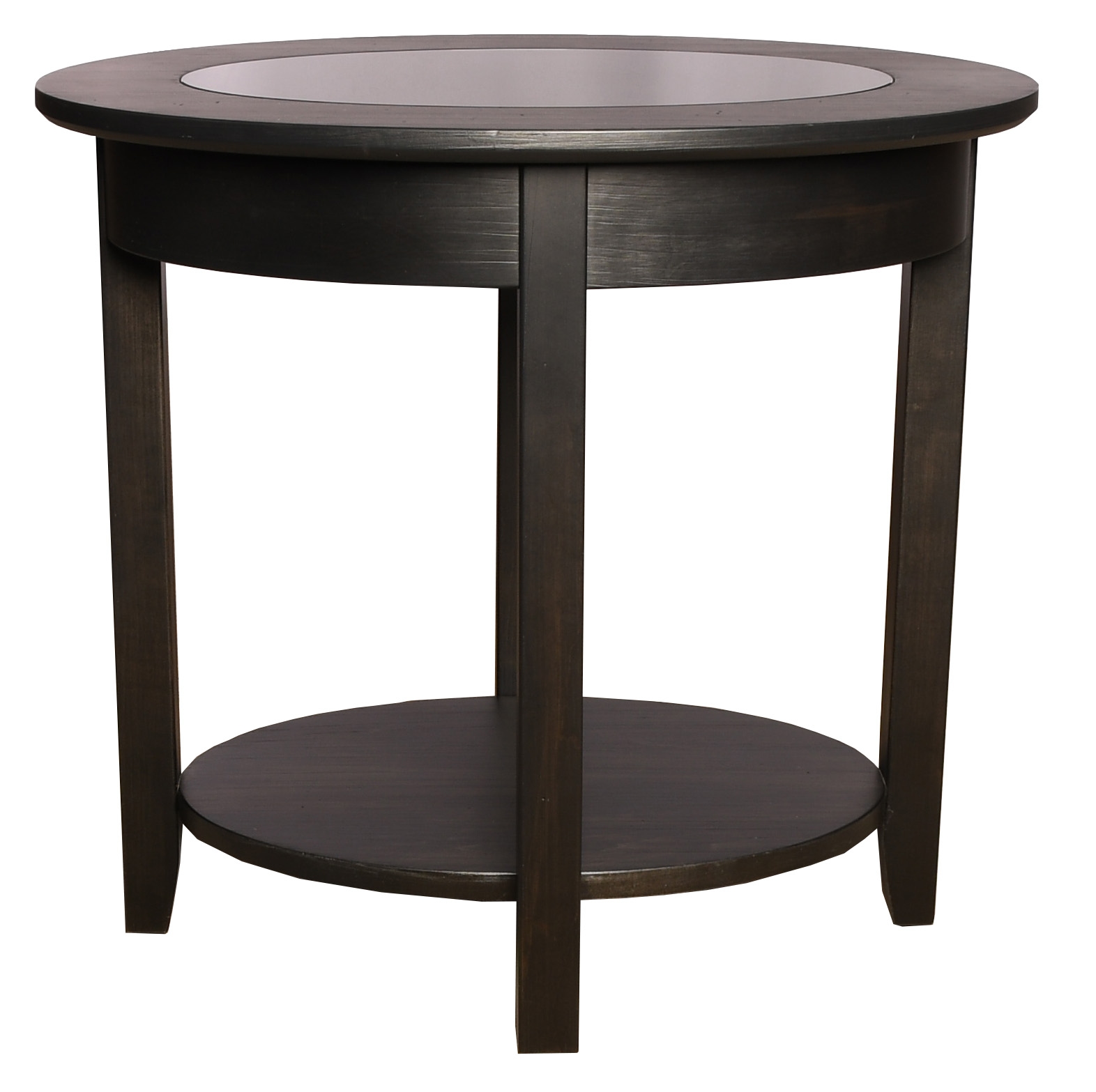 Demilune Oval End Table