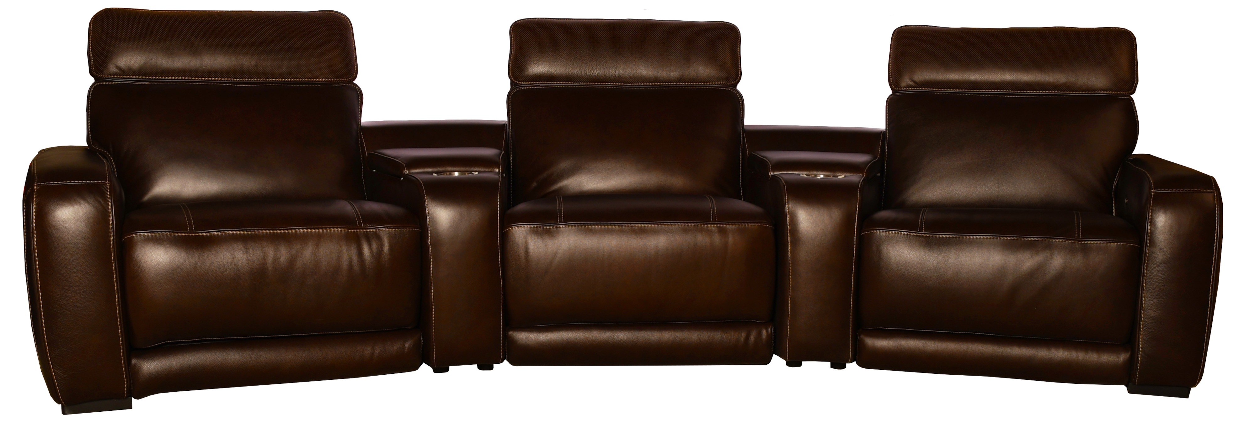 5 Piece Leather Sectional