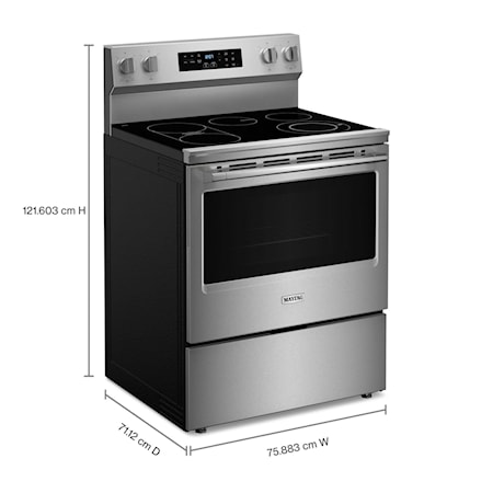 Maytag® 30-Inch Convection Electric Range