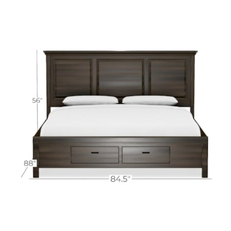 Millcroft King Storage Bed