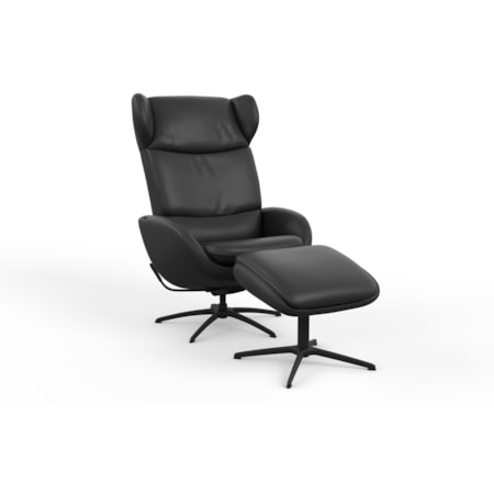 Recliner with Footstool