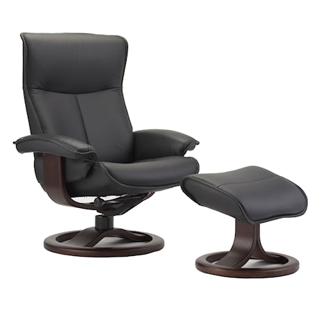 Senator R Small Manual Recliner W/ Footstool