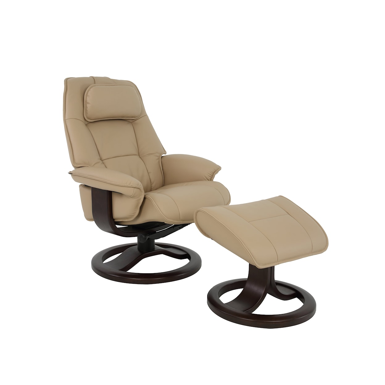 Fjords by Hjellegjerde Classic Comfort Collection Admiral R Small Manual Recliner