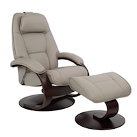 Modern Admiral C Large Manual Recliner With Footstool