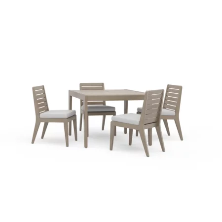 Transitional Outdoor 5-Piece Dining Set