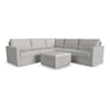 Flexsteel Flex Sectional Sofa with Storage Ottoman