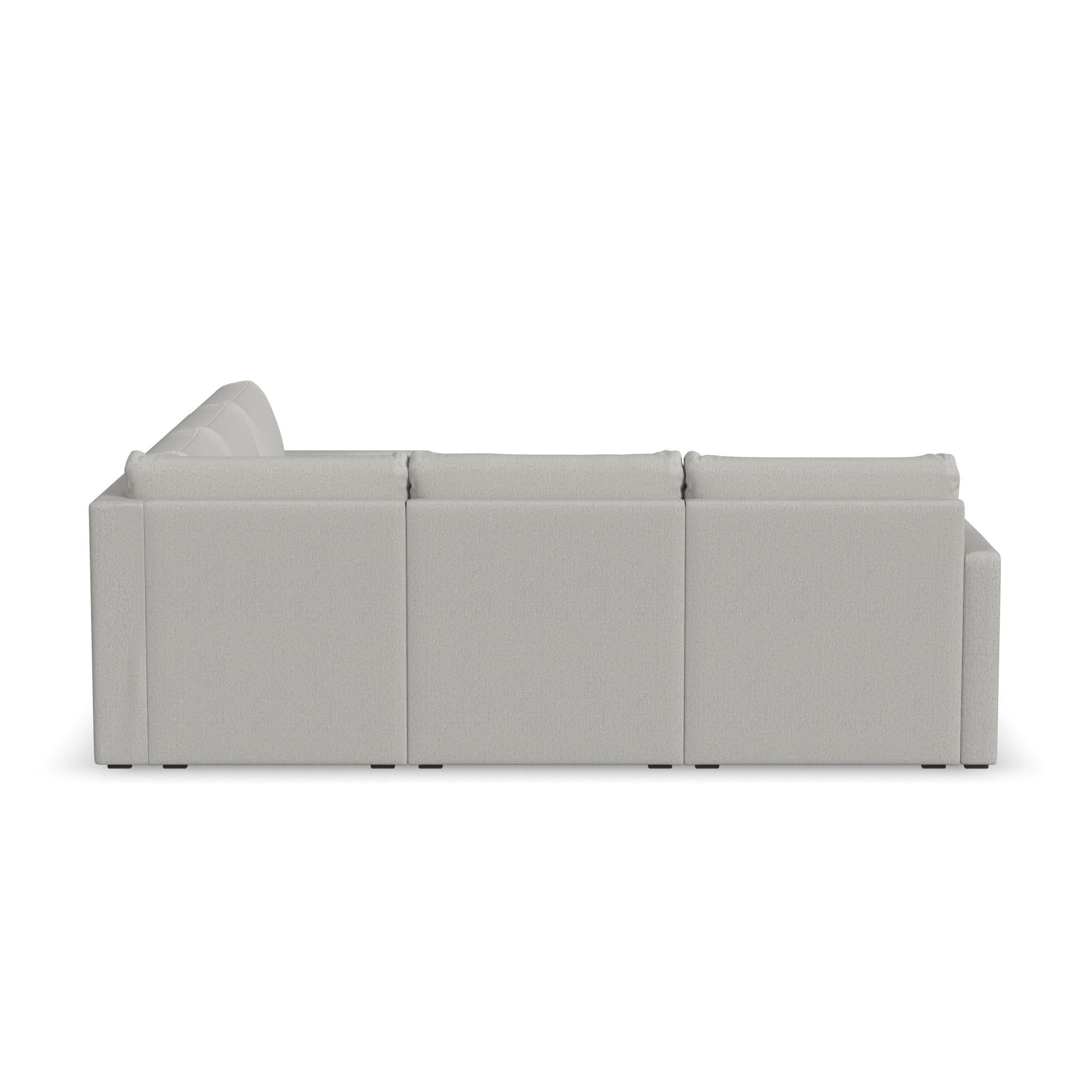 Flexsteel Flex Standard-Arm 5-Seat Sectional Sofa