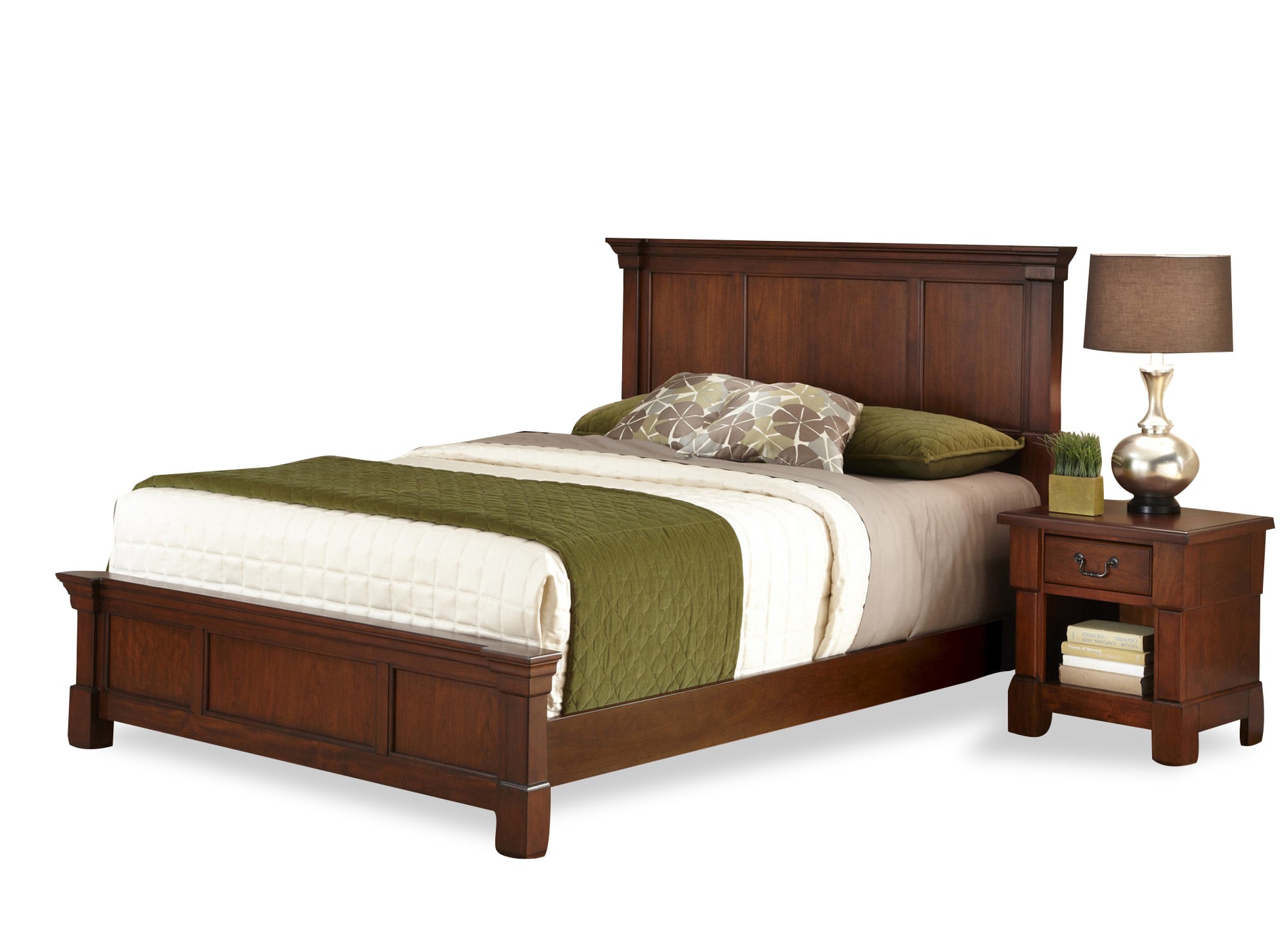 King Bed and Nightstand