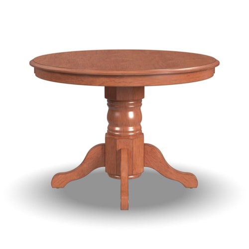 Traditional Dining Table with Pedestal