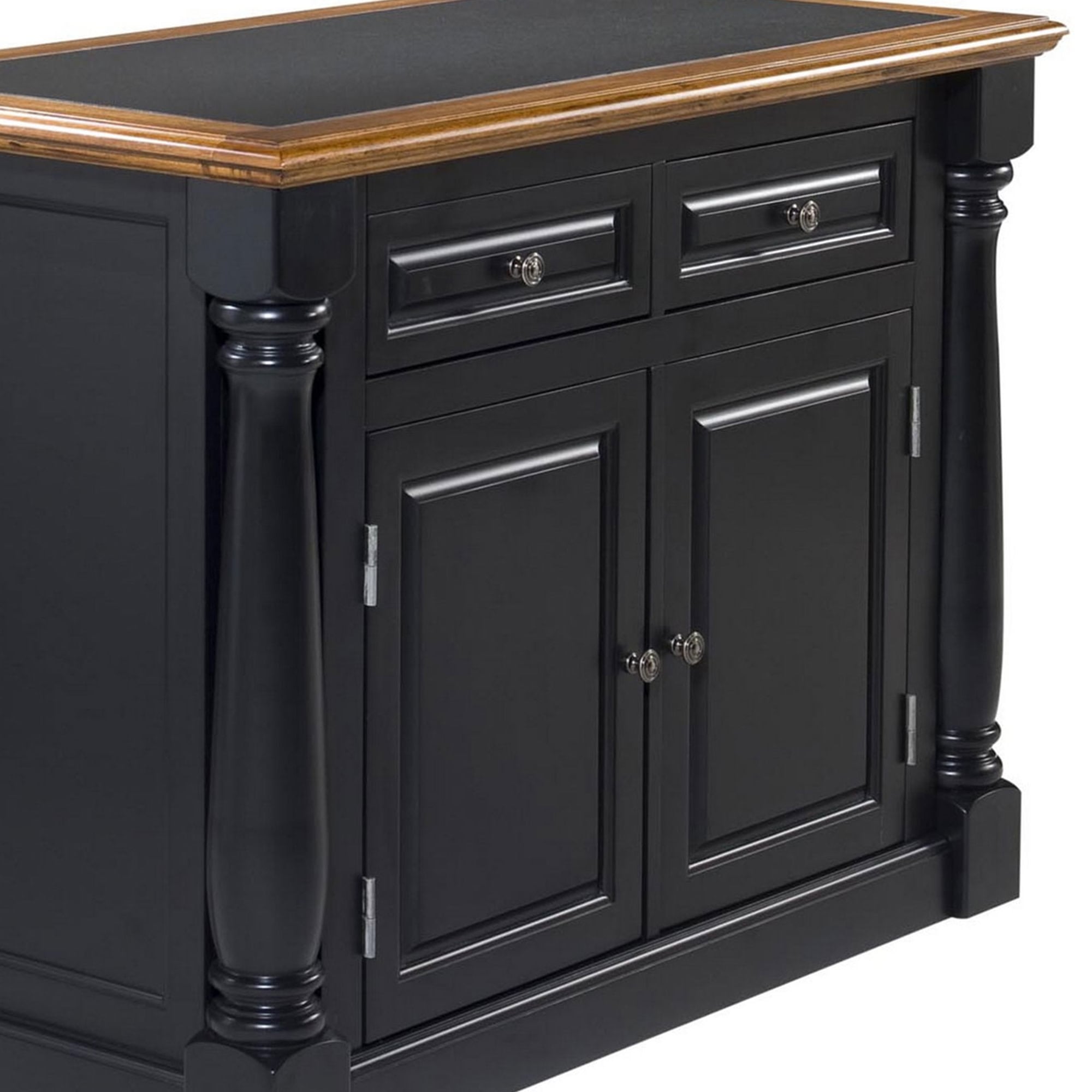 homestyles Monarch Kitchen Island with Granite Top